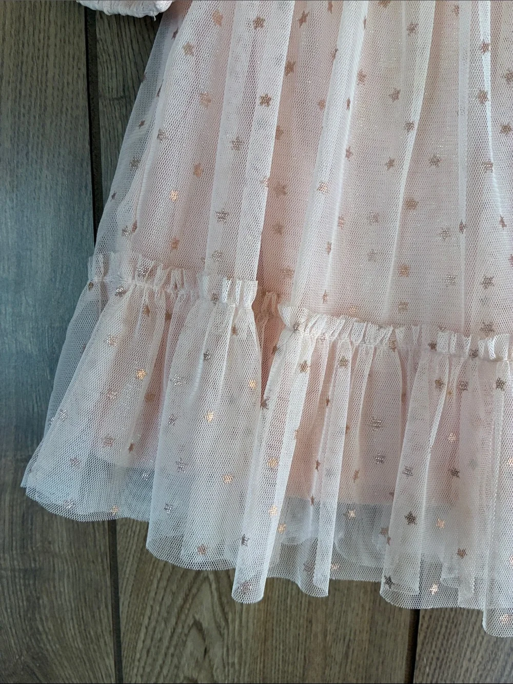 Cat & Jack Pink Star Tulle Dress for Girls